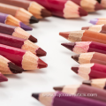 Multi-colored private label waterproof lip liner pencil